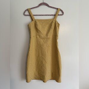 Hollister Yellow Mini Dress
